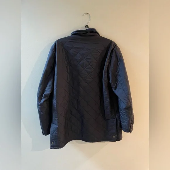 Burberry London Quilted Navy Jacket Mens Size 48 IT - Picture 2 of 9